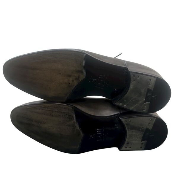 RRP€432 FABI Leather Lace-up Shoes US7 UK6 EU40 Green Flat Made in Italy main image 11